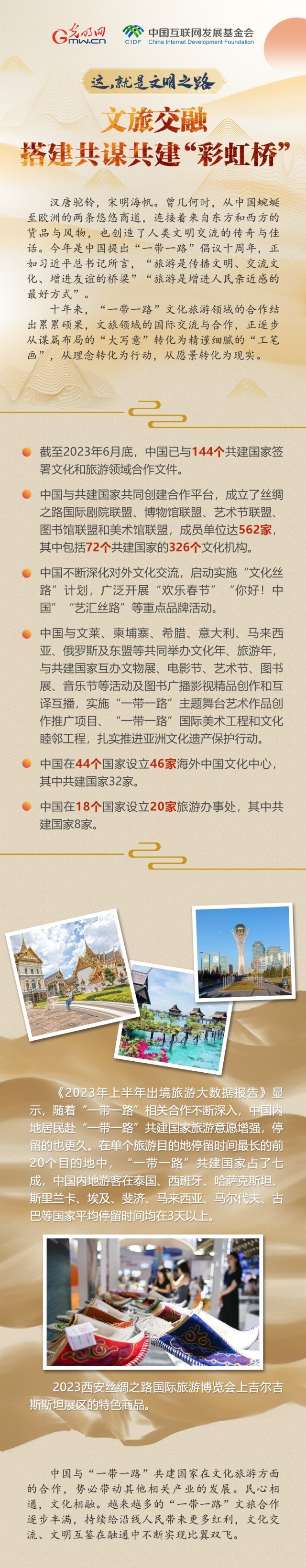 【大道共通】這，就是文明之路丨文旅交融 搭建共謀共建“彩虹橋”