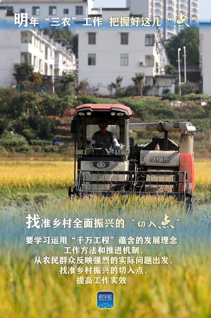 明年“三農(nóng)”工作，這幾個(gè)“點(diǎn)”要把握好