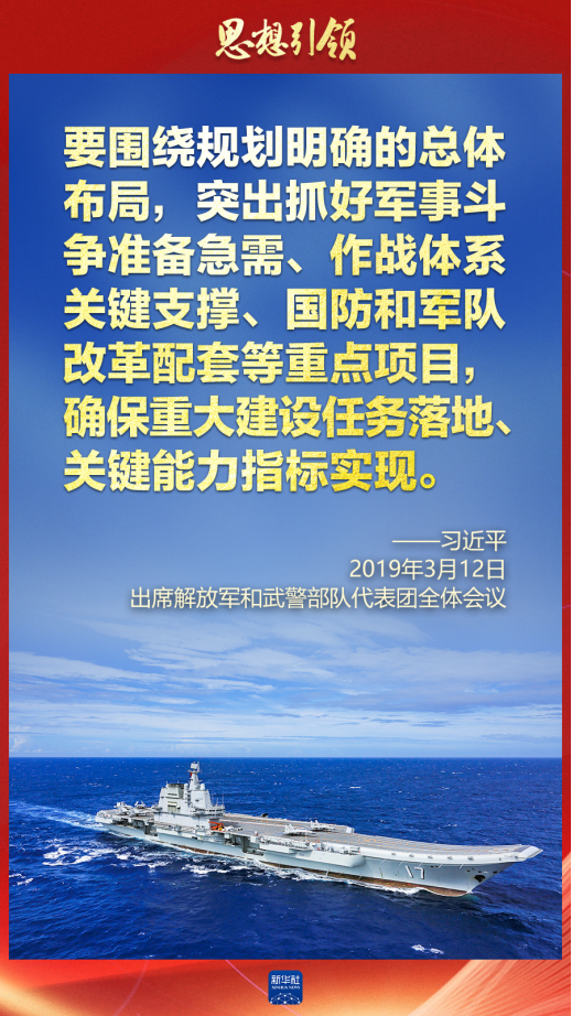 思想引領(lǐng)｜兩會(huì)上，習(xí)主席這樣談強(qiáng)軍之路