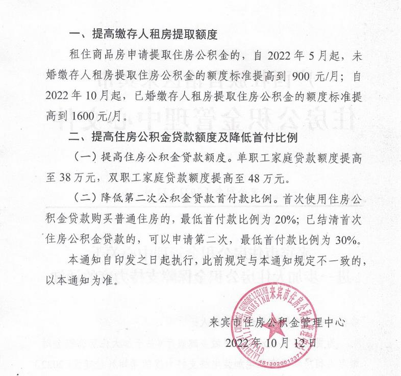 廣西來賓市住房公積金管理中心網(wǎng)站信息截圖。