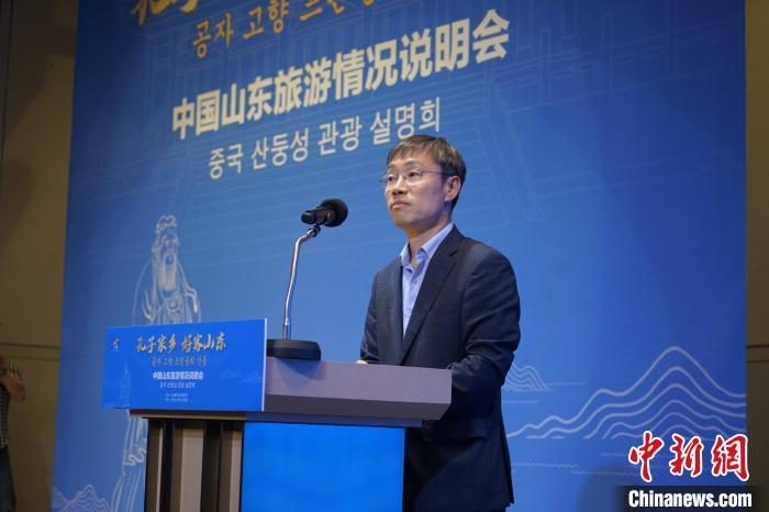 首爾市政府觀光體育局局長金英渙致辭?！⑿?攝