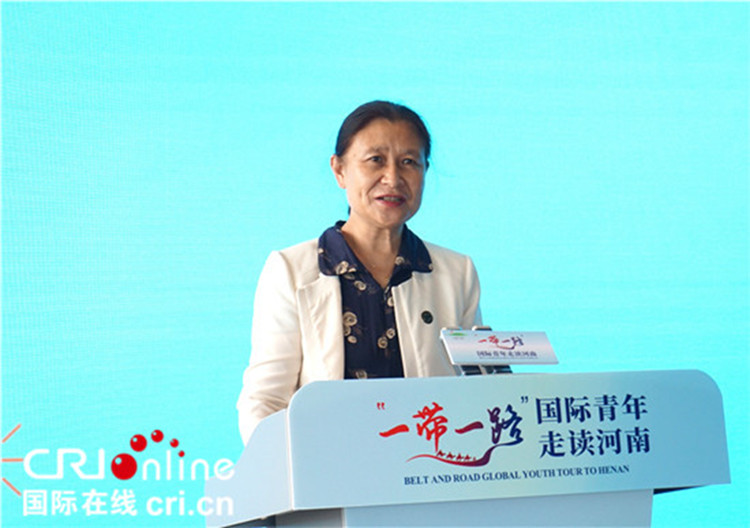中國人民對外友好協(xié)會(huì)二級巡視員李冬梅致辭。賈親親 攝