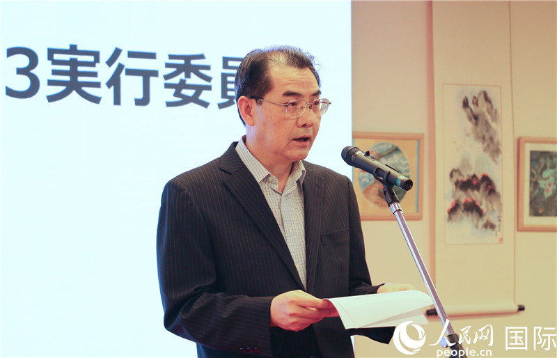 中國(guó)駐日本大使吳江浩致辭。人民網(wǎng) 許可攝
