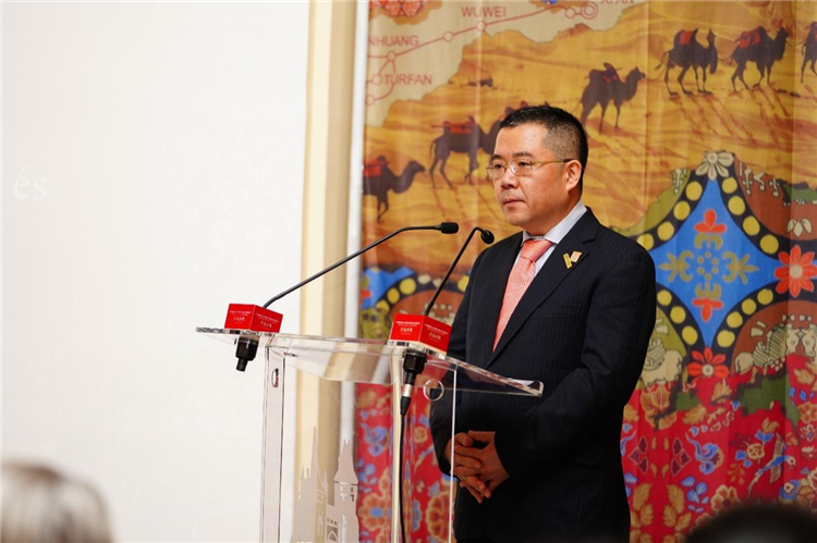 中國駐匈牙利大使龔韜。布達佩斯中國文化中心供圖