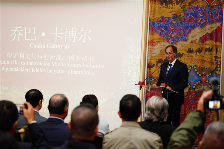 匈牙利文化與創(chuàng)新部副國務(wù)秘書喬巴·卡博爾。布達佩斯中國文化中心供圖