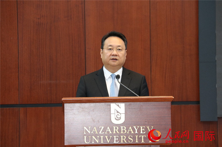 中共中央宣傳部副部長王綱致辭。人民網(wǎng)記者 李強攝