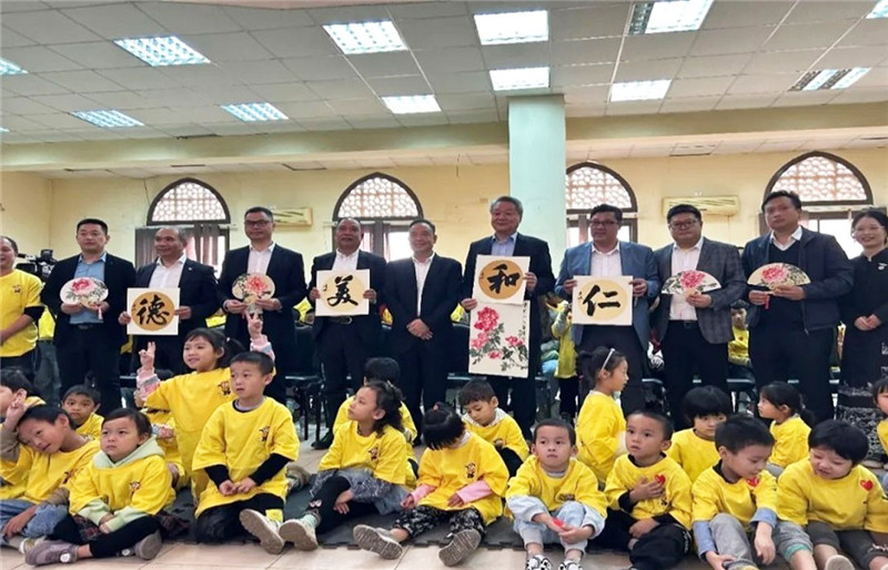 圖為2023“中華文化大樂園—埃及開羅營”閉幕式活動現(xiàn)場。主辦方供圖