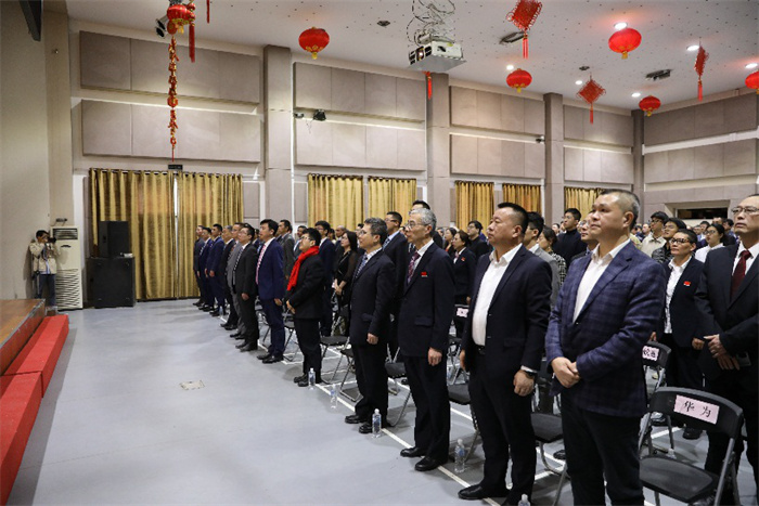 “溫暖迎春·共慶中國年”活動(dòng)現(xiàn)場(chǎng)。中國駐阿爾及利亞大使館供圖