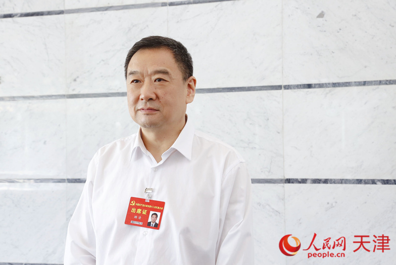 天津市第十二次黨代會(huì)代表、天津市政府副秘書長(zhǎng)、市衛(wèi)生健康委黨委副書記、主任顧清 人民網(wǎng) 孫翼飛攝