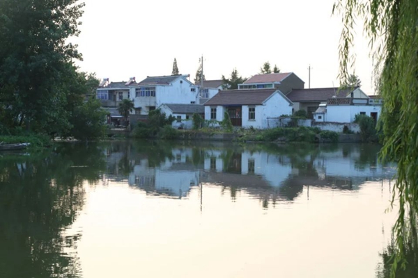 江蘇省揚州市寶應縣柳堡鎮(zhèn)團莊村村景。江蘇鄉(xiāng)村規(guī)劃建設研究會供圖