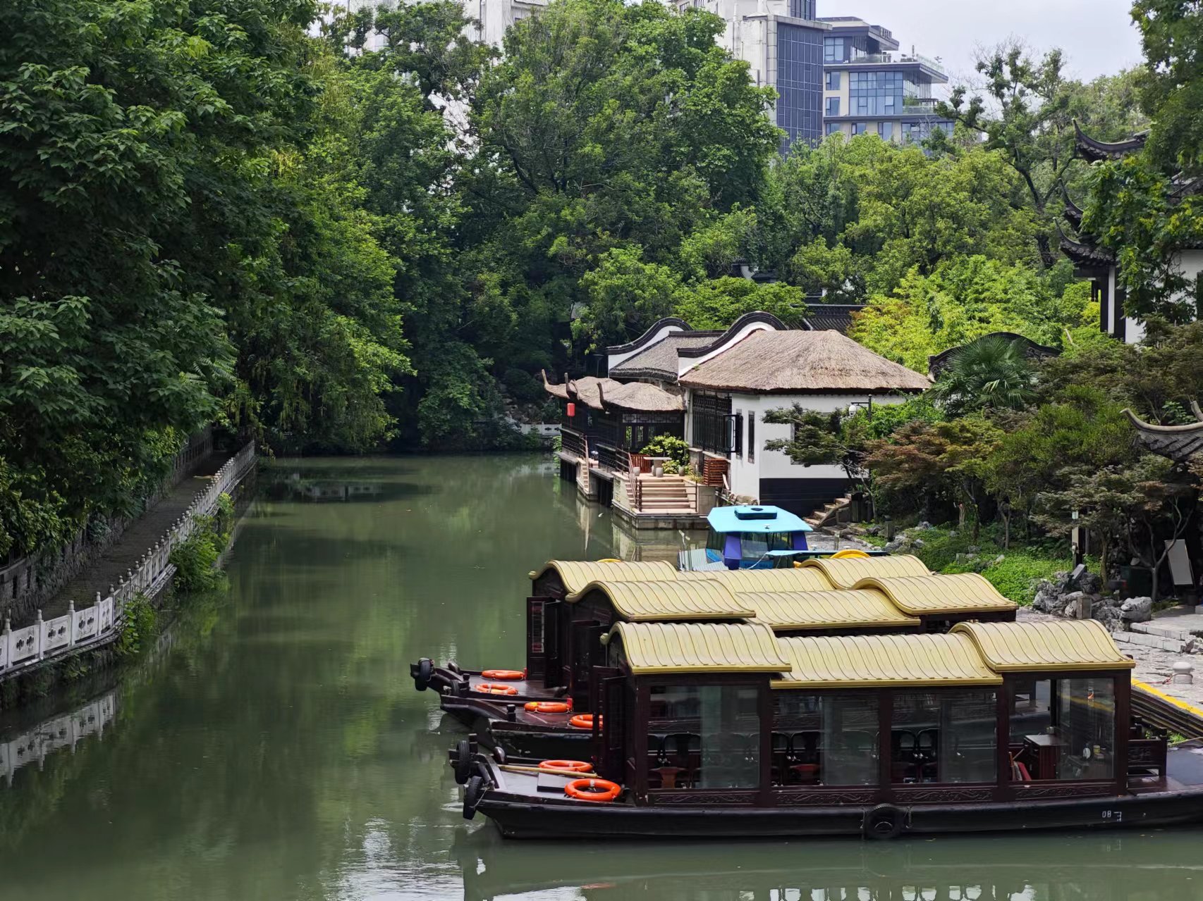 揚州大運河文化旅游度假區(qū)一角。人民網(wǎng)記者 黃鈺攝