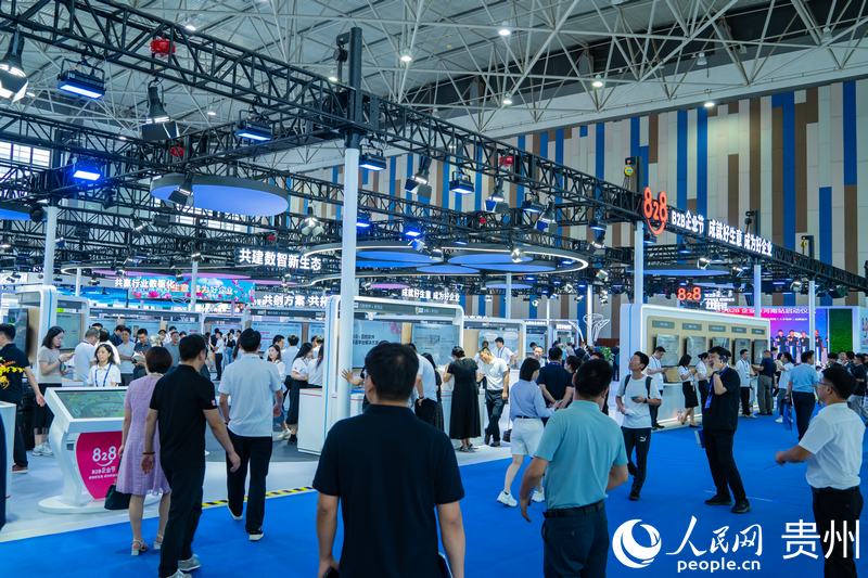 2、2024數(shù)博會共吸引400余家展商參展。人民網(wǎng) 陽茜攝.jpg