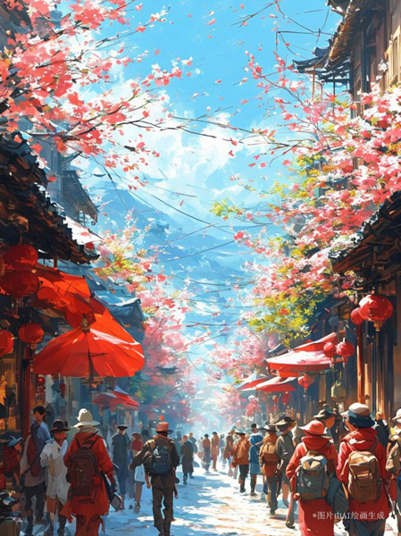 【巳巳如意萬象新】漫評丨紅紅火火中國年，照見新年新圖景