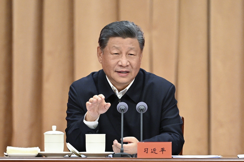 2024年10月29日，習(xí)近平在省部級(jí)主要領(lǐng)導(dǎo)干部學(xué)習(xí)貫徹黨的二十屆三中全會(huì)精神專題研討班開(kāi)班式上發(fā)表重要講話。