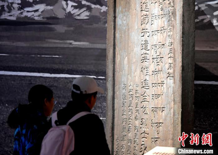 圖為5月18日，觀眾正在欣賞展覽。　李林 攝