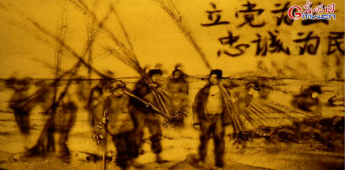 【沙畫(huà)】風(fēng)好正揚(yáng)帆，起航新時(shí)代